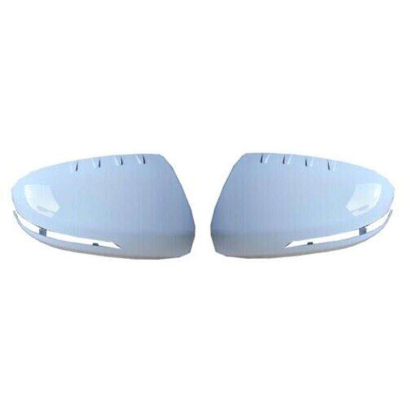 Left Right Glossy White Rearview Mirror Cover Cap For KIA K5 Optima 2011-2015