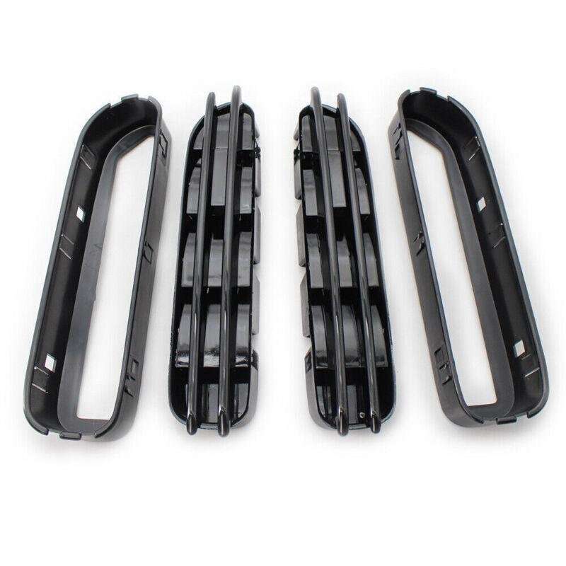Fits BMW 5 Series E39 E60 E61 M5 Side Fender Air Flow Vents Grille Gloss Black