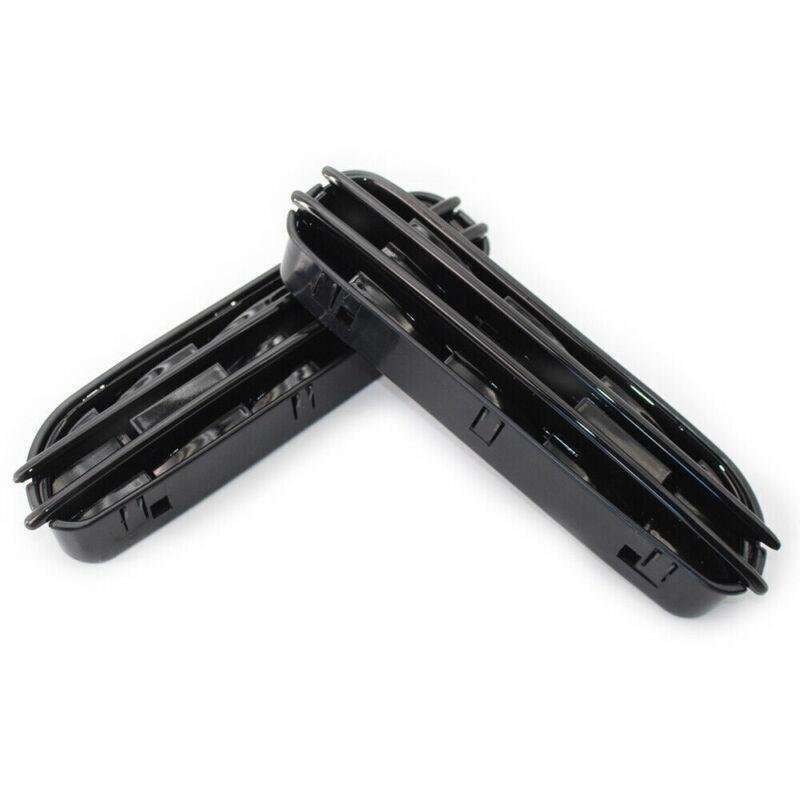 Fits BMW 5 Series E39 E60 E61 M5 Side Fender Air Flow Vents Grille Gloss Black