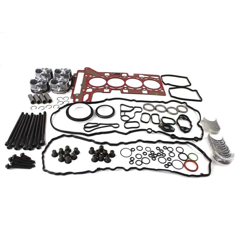 For BMW N20 N26 2.0 Engine Rebuild Overhaul Kit CR 10:1 W/ Crankshaft &amp; Con Rods