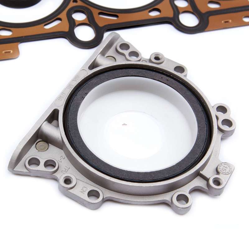 Engine Cylinder Head Gasket &amp; Oil Seal Set Fit For VW Audi A4 1.8T 058 103 383 K