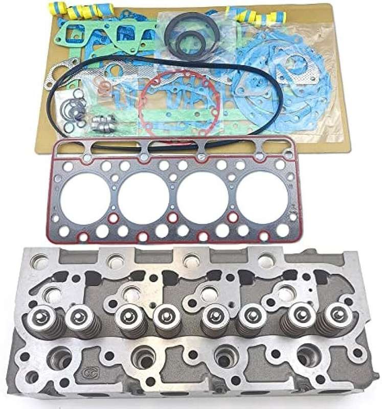 Cylinder Head+ Gasket Kit For Kubota V1702 V1702B Engine Bobcat 733 743 Loader