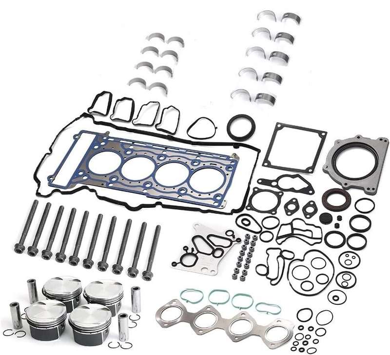 M271 Engine Full Pistons Gasket Kit Set For Mercedes-Benz C200 CGI W204 W212 1.8