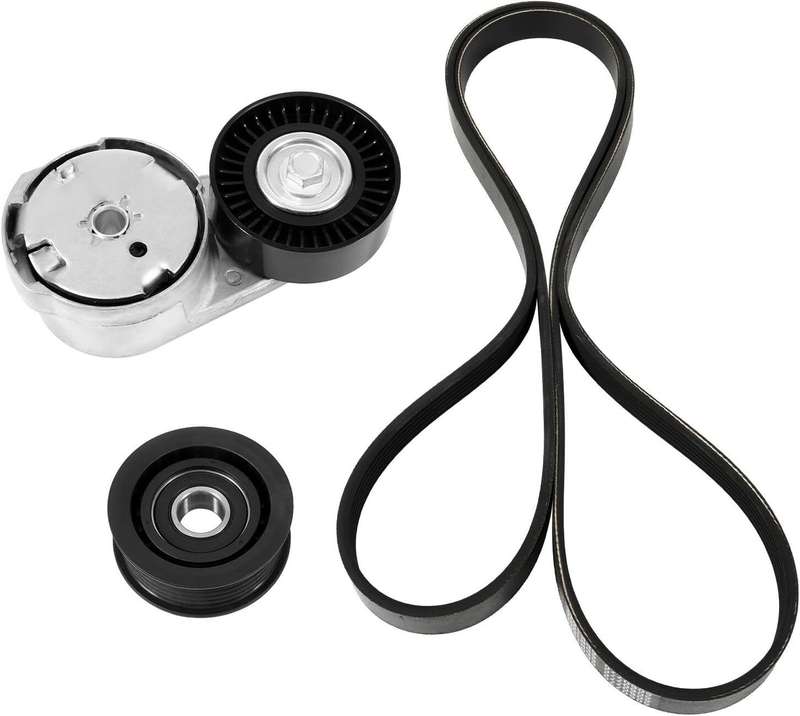 Drive Idler Pulley Serpentine Belt Tensioner Kit For Ram Dodge Chrysler Jeep 3.6