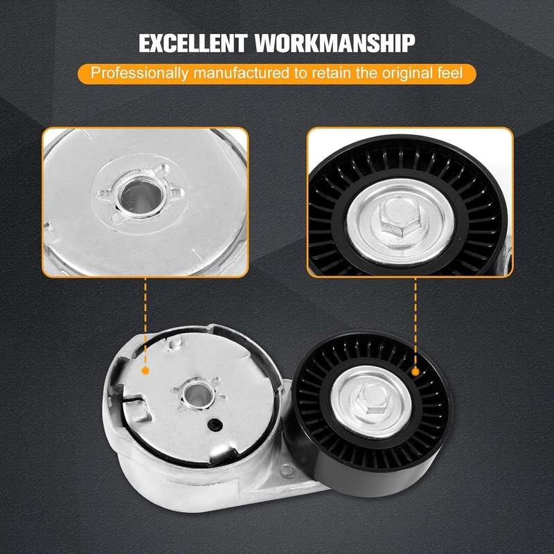 Drive Idler Pulley Serpentine Belt Tensioner Kit For Ram Dodge Chrysler Jeep 3.6