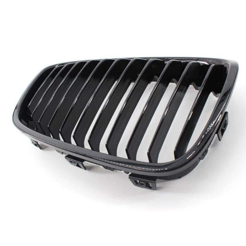 2X/Set Car Front Shiny Black Grille Fits for BMW F20 2011-14 12 13 Mesh Grill