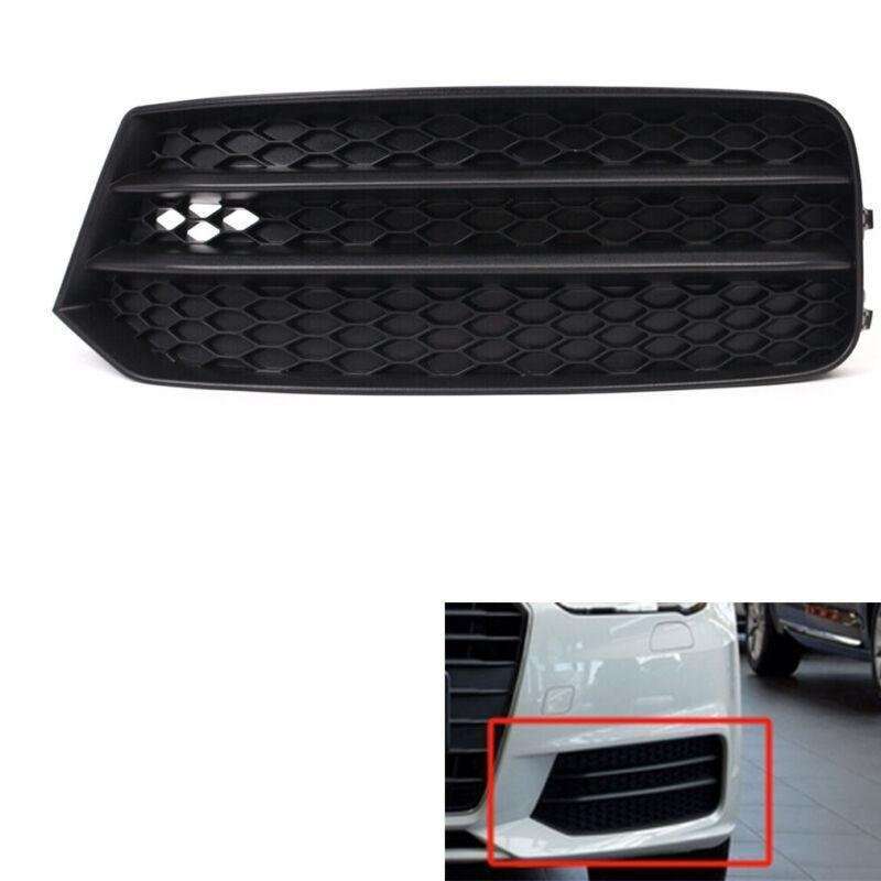 Front Bumper Fog Light Grille Cover For Audi A1 2016-2019 Black Left Side