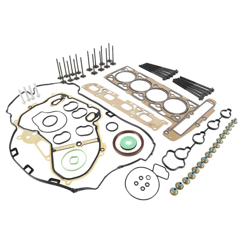 Head Gasket Bolts &amp; Intake Exhaust Valves for Chevrolet Equinox 2.4L 2010-13