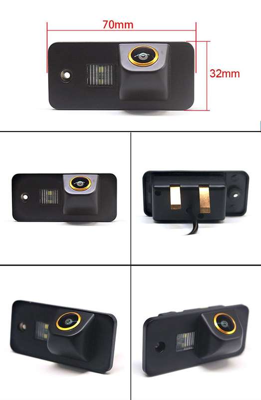 For Audi A3 S3 A4 S4 B6 B7 B8 AHD 1080P Car Rear View Camera Parking Assistance