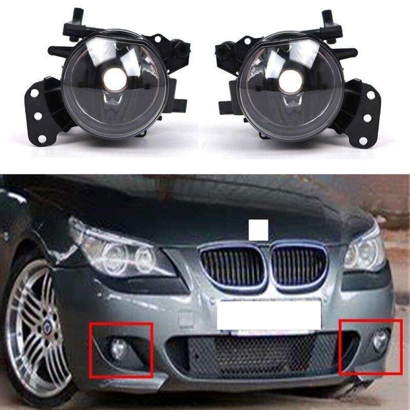 Front Fog Light Housing For BMW E60 525I 528I 530I 535I 545I m-tech 2004-10 Pair