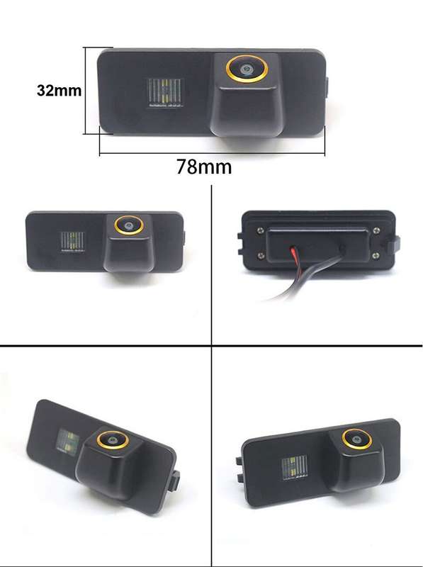 AHD 1080P Rear View Camera For VW Golf MK4 MK5 MK6 MK7 Rear License Plate Light