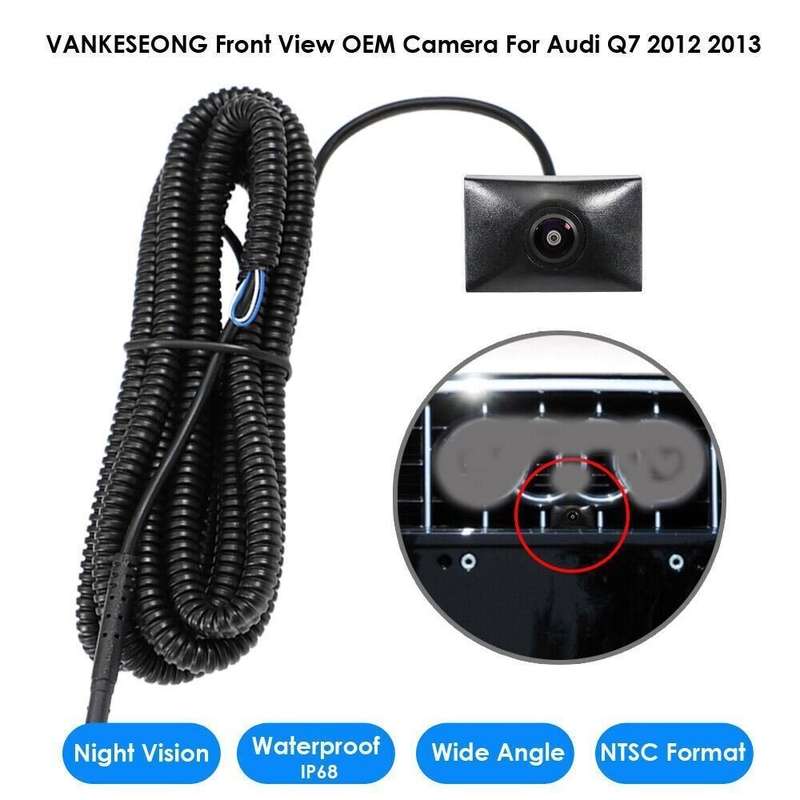 For Audi Q7 2012 2013 OEM Front View Camera Night vision Waterproof