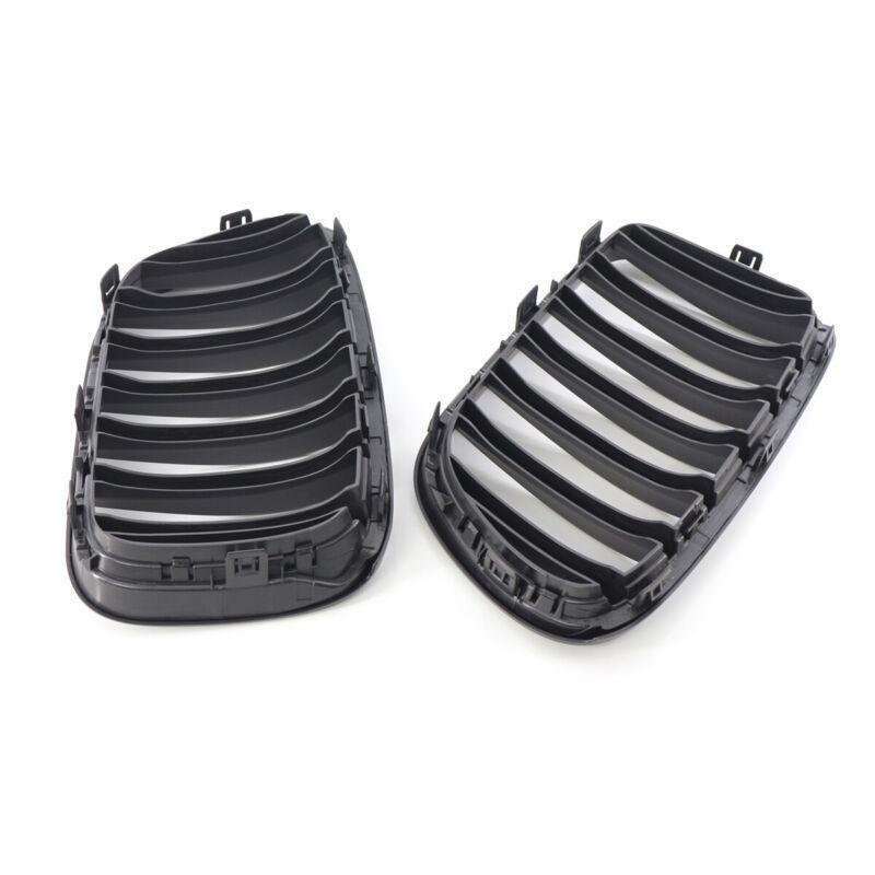2X/Set Car Front Flat Black Grille Replacement for BMW F25 X3 2011-13 Mesh Grill