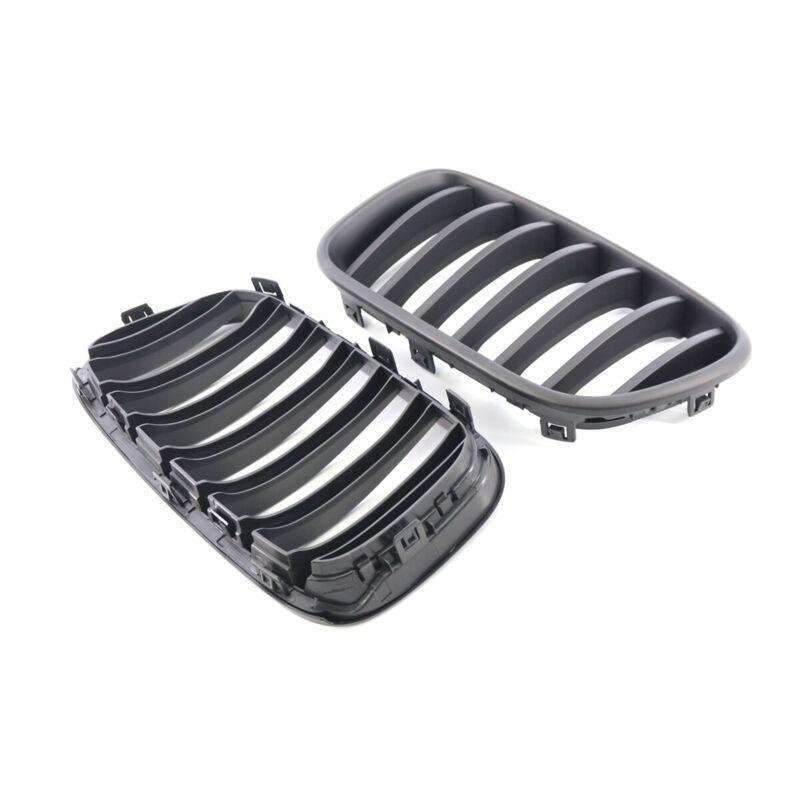 2X/Set Car Front Flat Black Grille Replacement for BMW F25 X3 2011-13 Mesh Grill