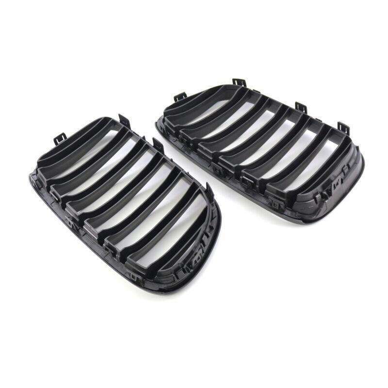 2X/Set Car Front Flat Black Grille Replacement for BMW F25 X3 2011-13 Mesh Grill