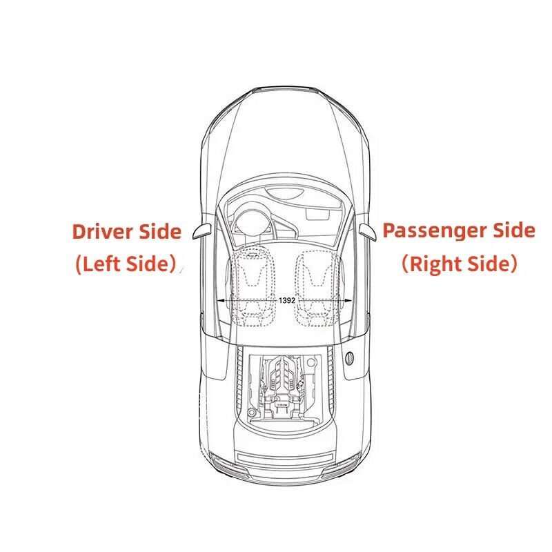 LH Heated Rear View Mirror Glass For Infiniti QX56 04-08 For Nissan Armada 07-09