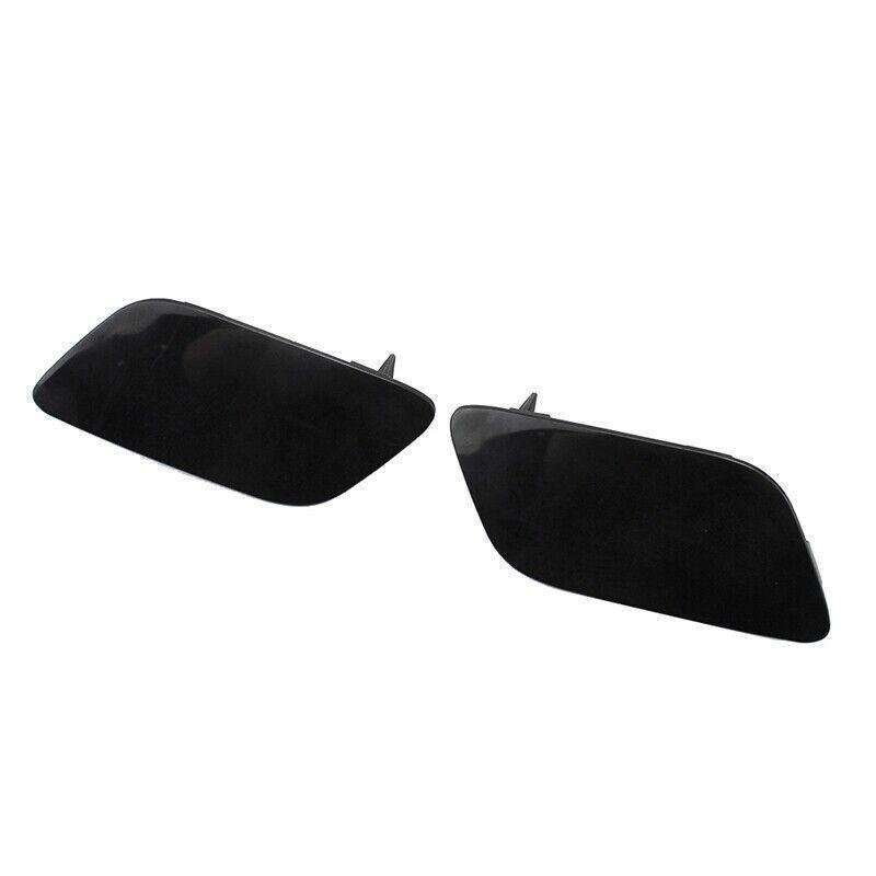 Pair Bumper Headlight Washer Cover Cap For AUDI Q3 2012-2014