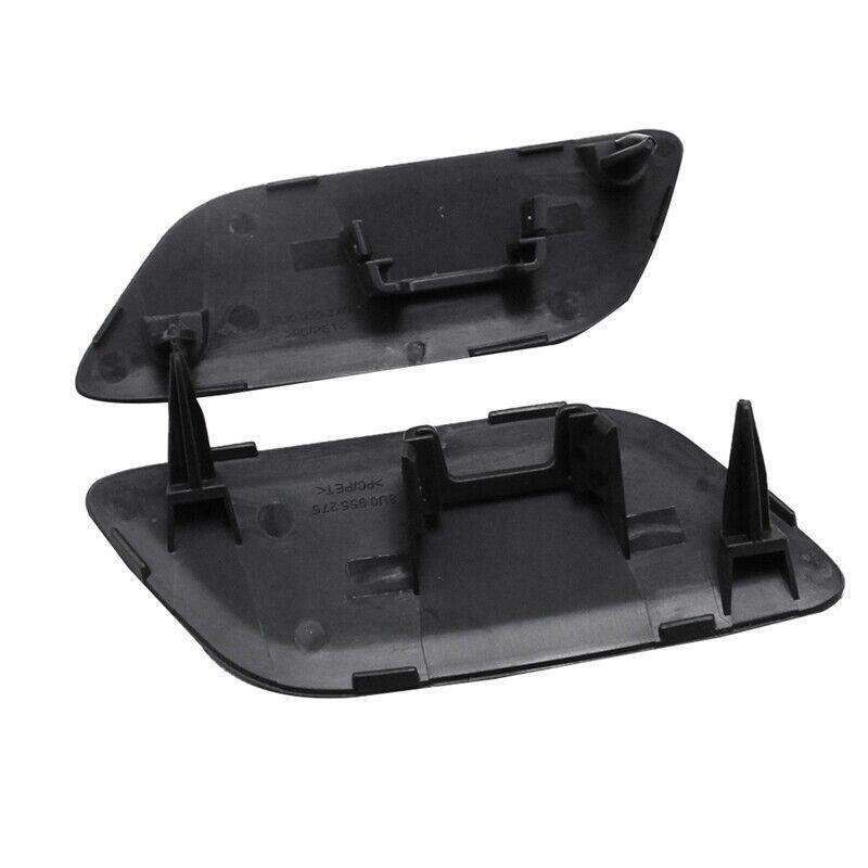 Pair Bumper Headlight Washer Cover Cap For AUDI Q3 2012-2014