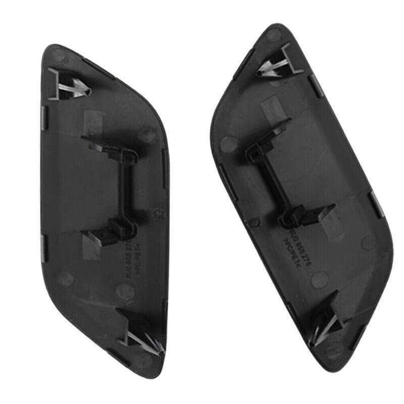 Pair Bumper Headlight Washer Cover Cap For AUDI Q3 2012-2014