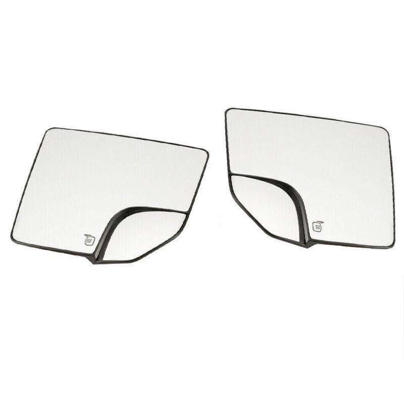 Door Wing Heated View Mirror Glass For Ford F-150 F150 2015-2020 Pair