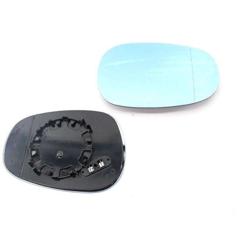 2X/Set Fit for BMW E90 E92 09-11 LCI Rearview Wing Mirror Blue Heated Blind Spot