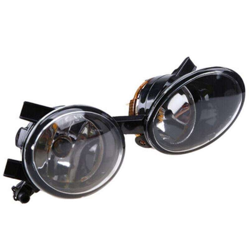 Front Bumper Fog Lamps Lights Halogen Bulb For VW Touareg 2011-2014 Pair