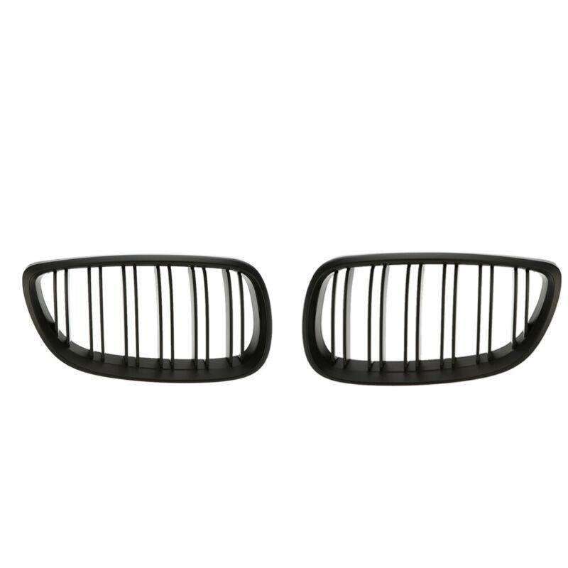 2X/Set Matte Black Dual Slat Grille for BMW E92 E93 3 Series 2 Door 06-10 Grill