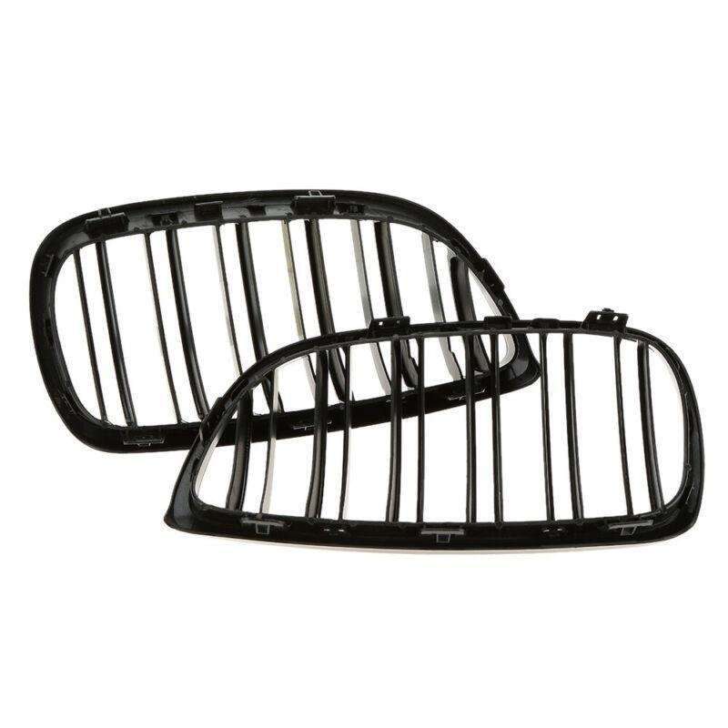 2X/Set Matte Black Dual Slat Grille for BMW E92 E93 3 Series 2 Door 06-10 Grill