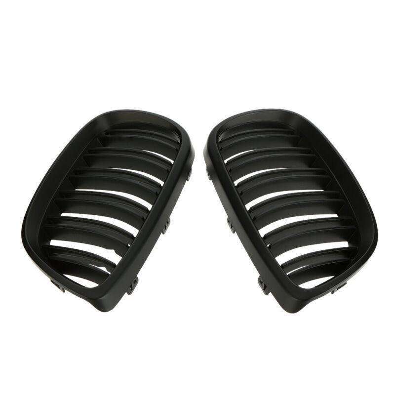 2X/Set Matte Black Dual Slat Grille for BMW E92 E93 3 Series 2 Door 06-10 Grill