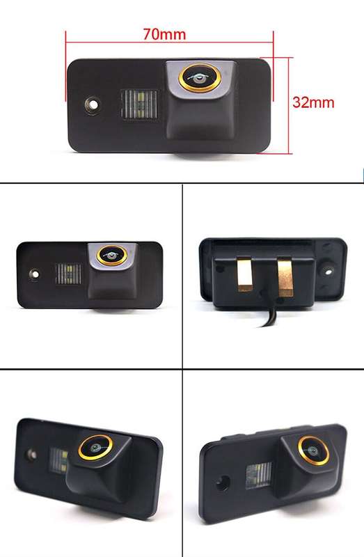 For Audi A5 MK1 A6 MK3 A8 S8 RS4 1080P Car Rear View Camera Parking Assistance