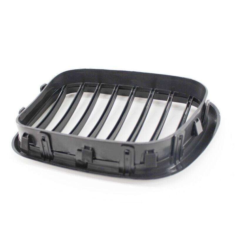 2X/Set Car Grille Matte Black Front Center Mesh Grill Fits for BMW X5 E53 98-03