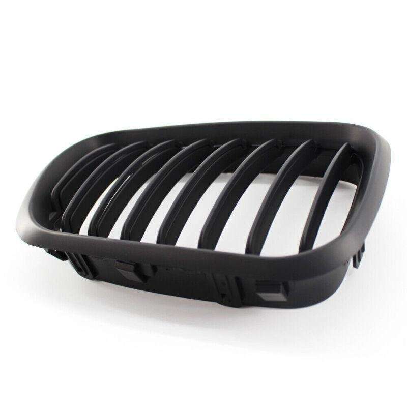 2X/Set Car Grille Matte Black Front Center Mesh Grill Fits for BMW X5 E53 98-03