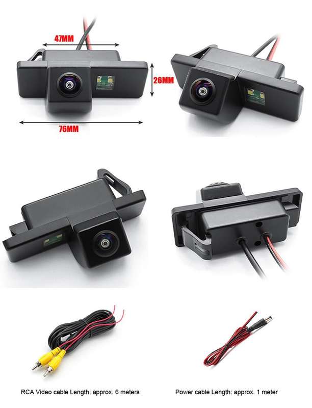 AHD Auto Rear View Camera For Peugeot 1007 2008 208 3008 307 308 406
