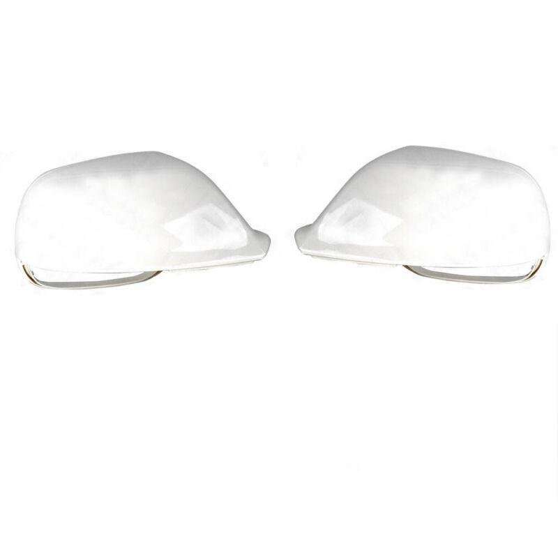 Pair Door Wing Rearview Mirror Cover Shell Cap For Audi Q5 2009-2015 Q7 07-15