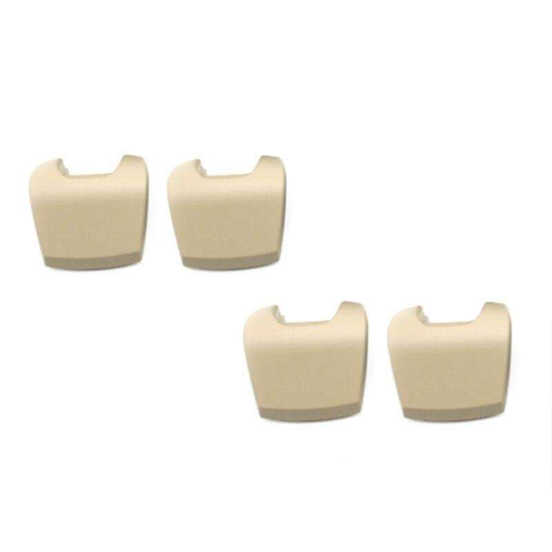 4x Car Rear Seat Rail Front Covers For BMW X5 E70 07-13 X5 F15 14-18 Light Beige