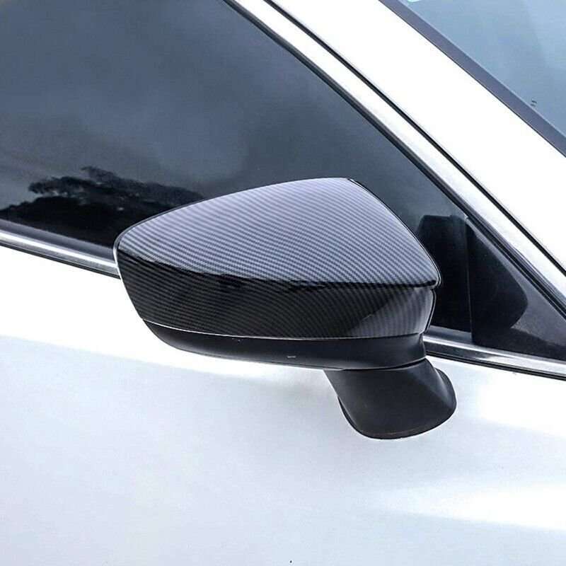 For Mazda 6 Atenza 2014-2017 Carbon Fiber Side Door Rearview Mirror Cover cap