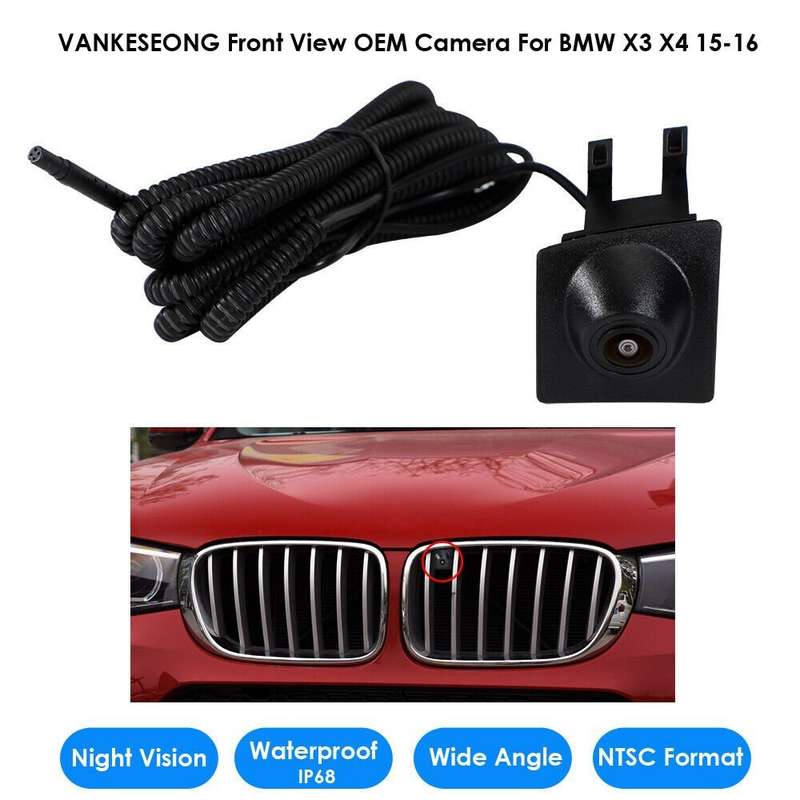 For BMW X3 X4 2015-2016 OEM Front View Camera Night vision Waterproof