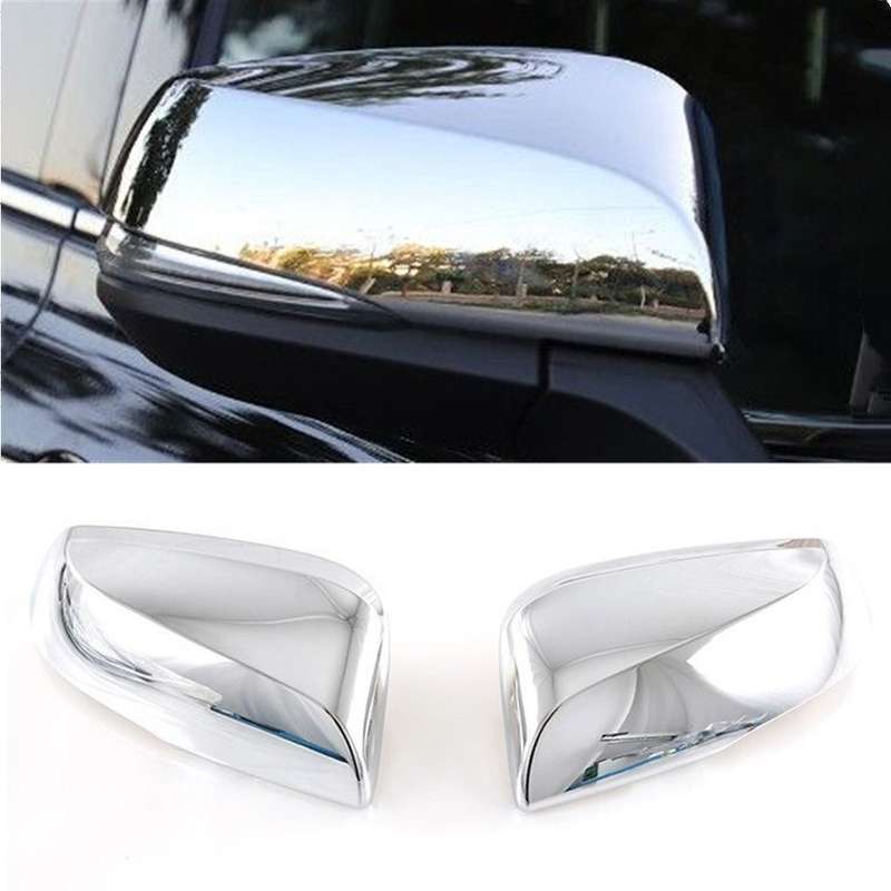 For Toyota Highlander 2020-2023 Chrome Side Door Rearview Mirror Cover Trim Cap