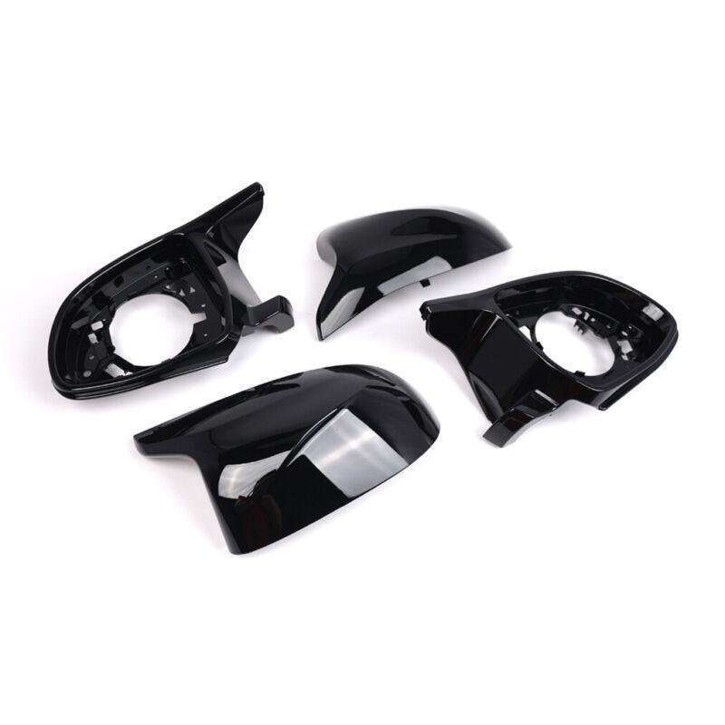 Gloss Black Side Wing Mirror Cover Caps For BMW X3 X4 X5 X6 X7 X3M X4M X5M X6M