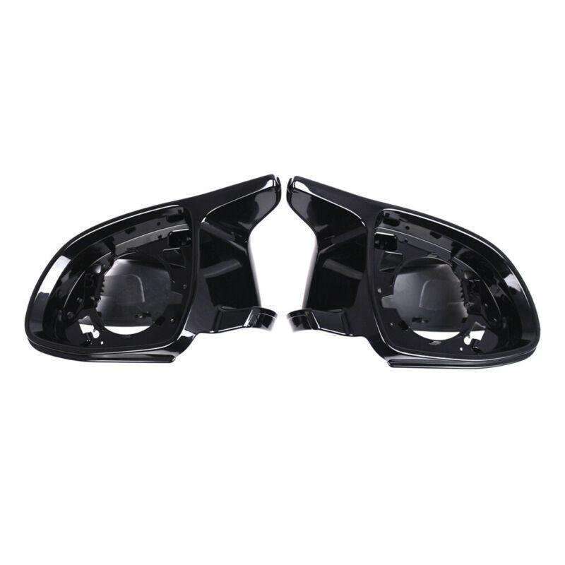 Gloss Black Side Wing Mirror Cover Caps For BMW X3 X4 X5 X6 X7 X3M X4M X5M X6M