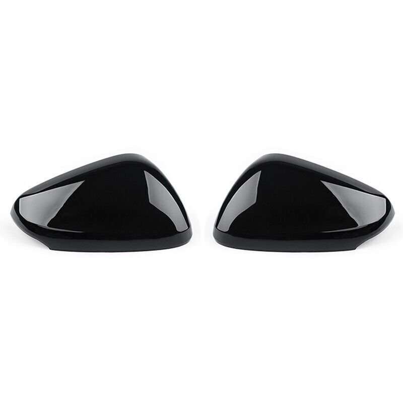 For Chevy Trailblazer 2021-2023 Gloss Black Door Rearview Mirror Cover Trim Caps