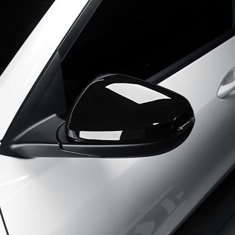 For Chevy Trailblazer 2021-2023 Gloss Black Door Rearview Mirror Cover Trim Caps