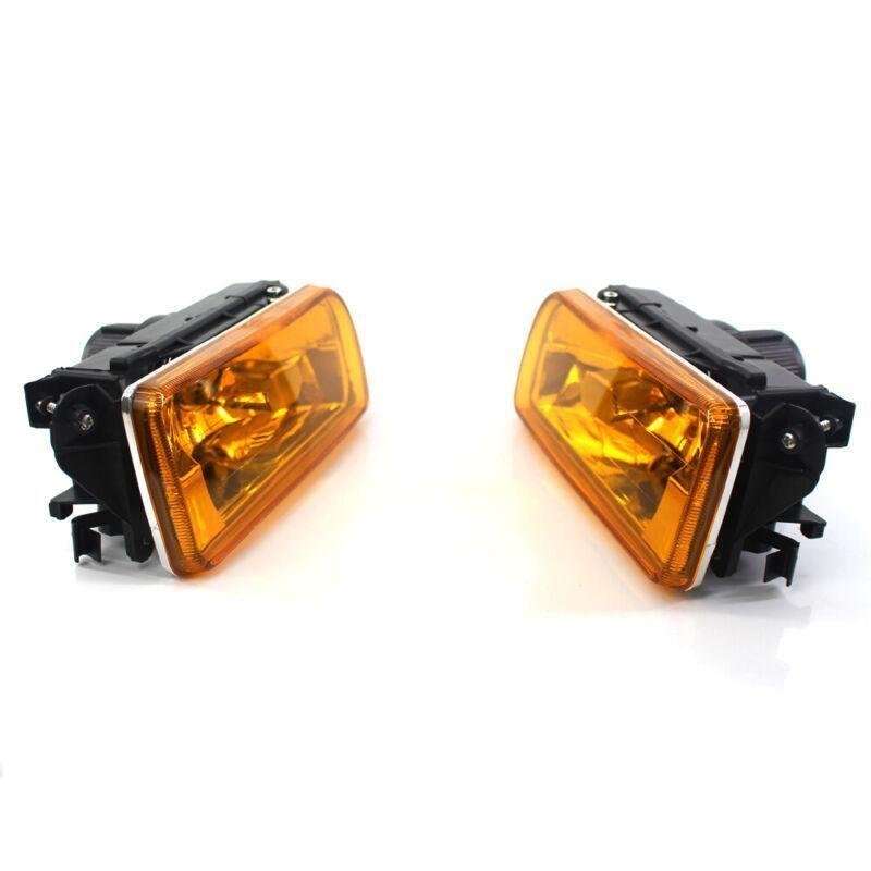 For 1992-1998 BMW E36 3 SERIES REPLACEMENT FOG LIGHTS LAMPS CRYSTAL YELLOW LENS