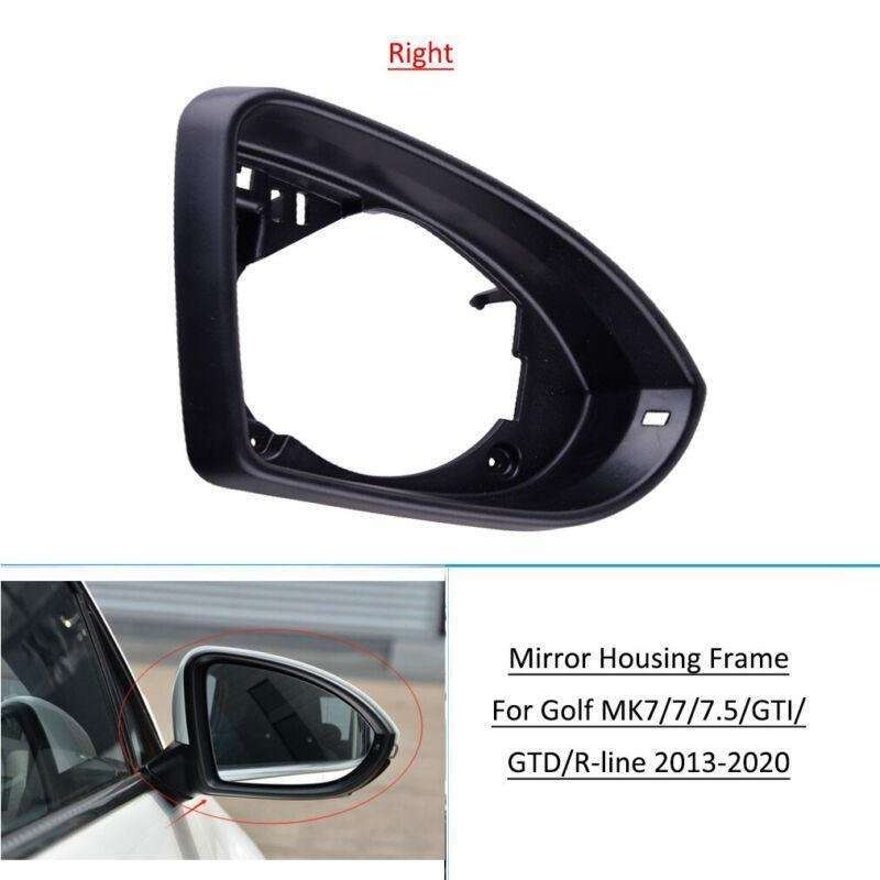 Right Side Mirror Glass Holder Trim Frame For VW Golf 7 Golf 7.5 GTI 2013-2020