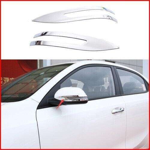 For Kia Forte 2018-2020 Stainless Steel Car Rearview Mirror Decor Cover Trim