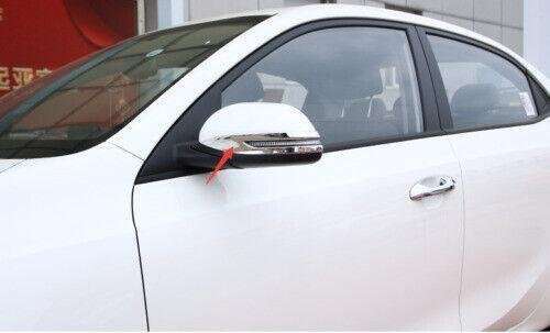 For Kia Forte 2018-2020 Stainless Steel Car Rearview Mirror Decor Cover Trim