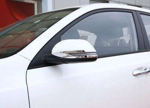 For Kia Forte 2018-2020 Stainless Steel Car Rearview Mirror Decor Cover Trim