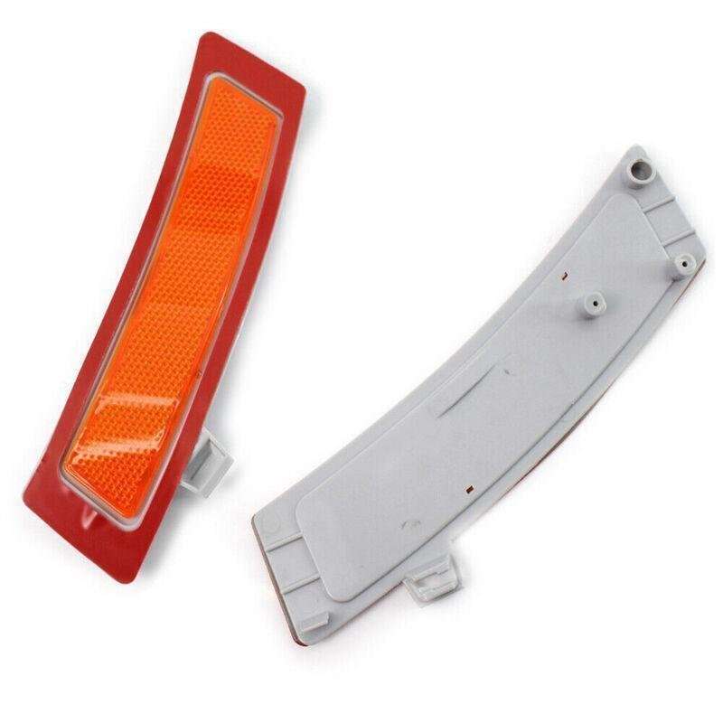 Pair of Amber Front Bumper Side Marker Reflector Light Fit BMW 11-13 BMW X5 E70