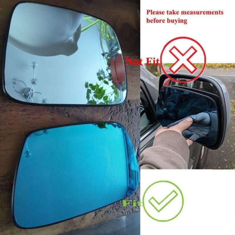 Left &amp; Right Side Blue HEATED Car Mirror Glass For Jeep Grand Cherokee 2005-2010
