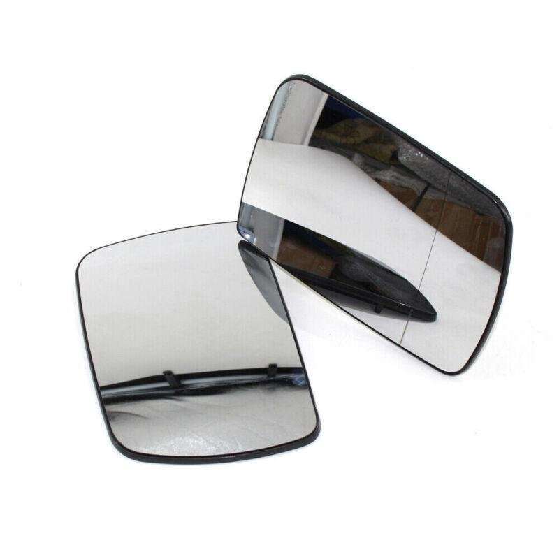 Pair Car Door Wing Mirror Glass Heated Fit for BMW X5 E53 99-06 White